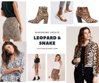 Wardrobe Update: Leopard & Snake