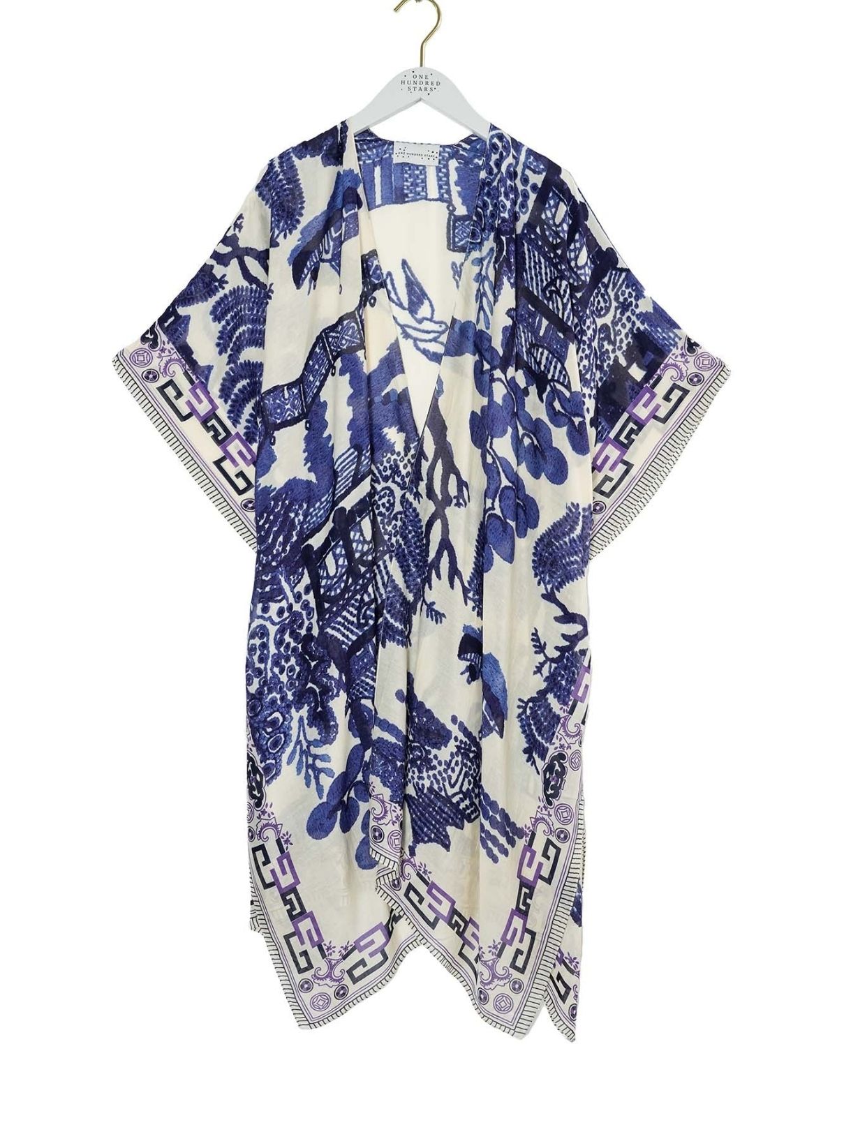 100 Stars Giant Willow Throwover in Blue