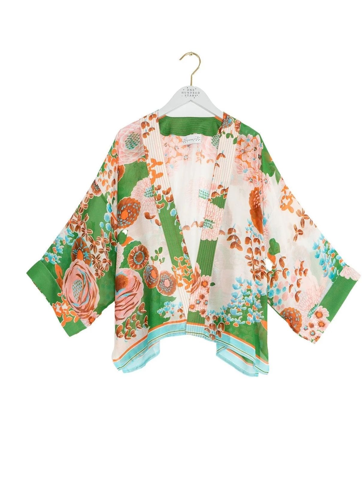 One Hundred Stars Kitsch Kimono Bouquet in Green