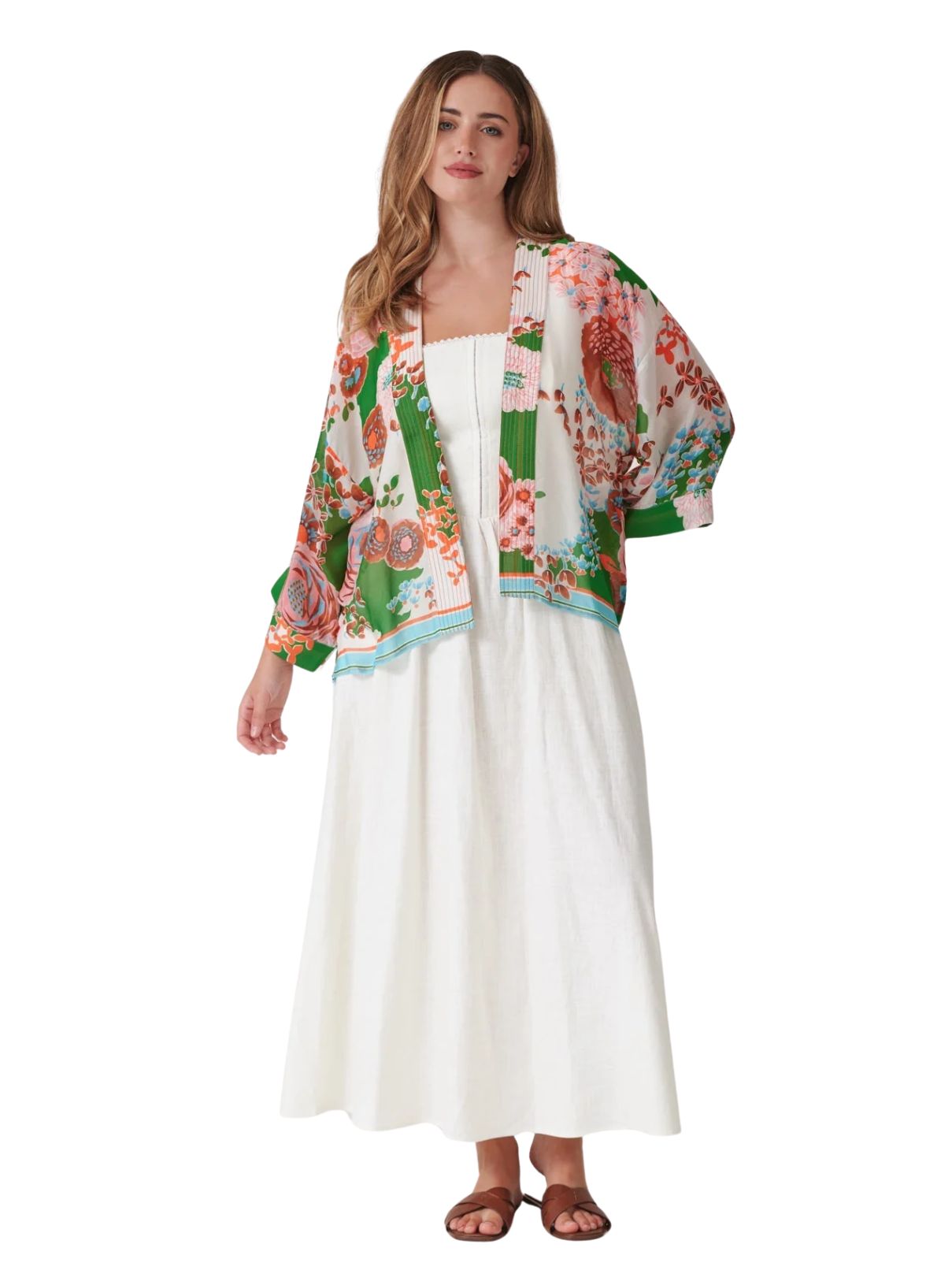 One Hundred Stars Kitsch Kimono Bouquet in Green