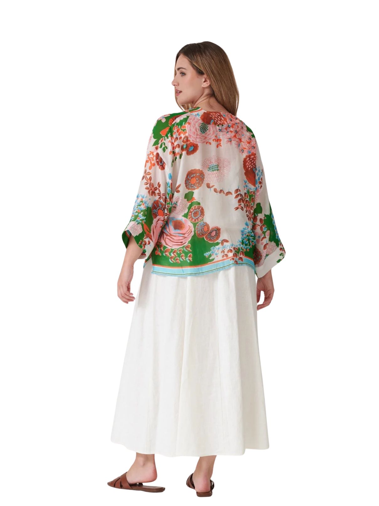 One Hundred Stars Kitsch Kimono Bouquet in Green
