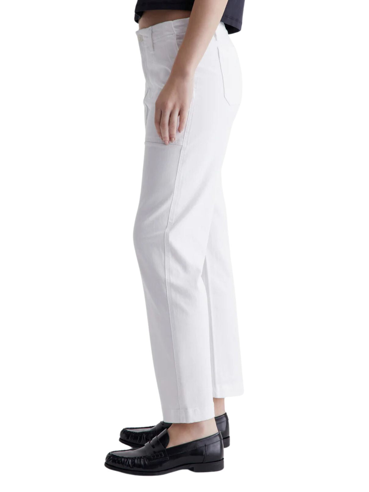 AG Jeans Analeigh Pant in Cloud White