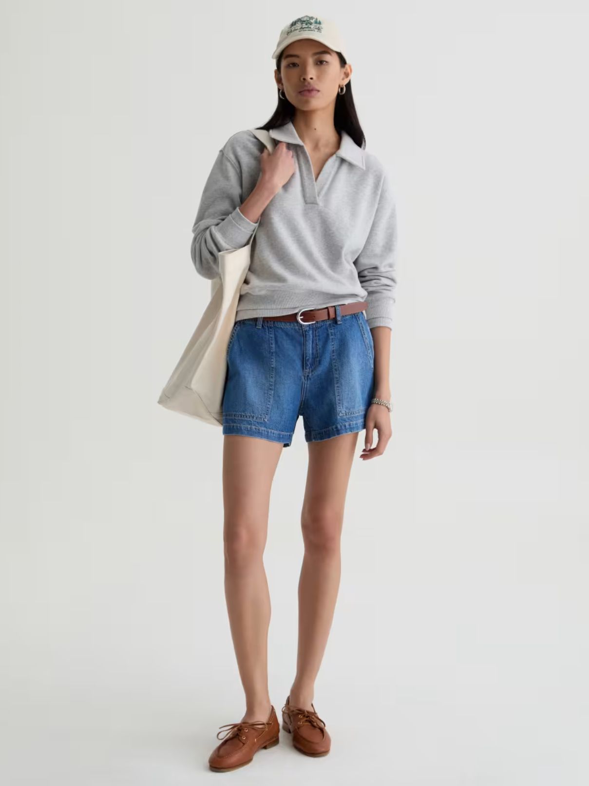 AG Jeans Analeigh Short in Gold Mountain