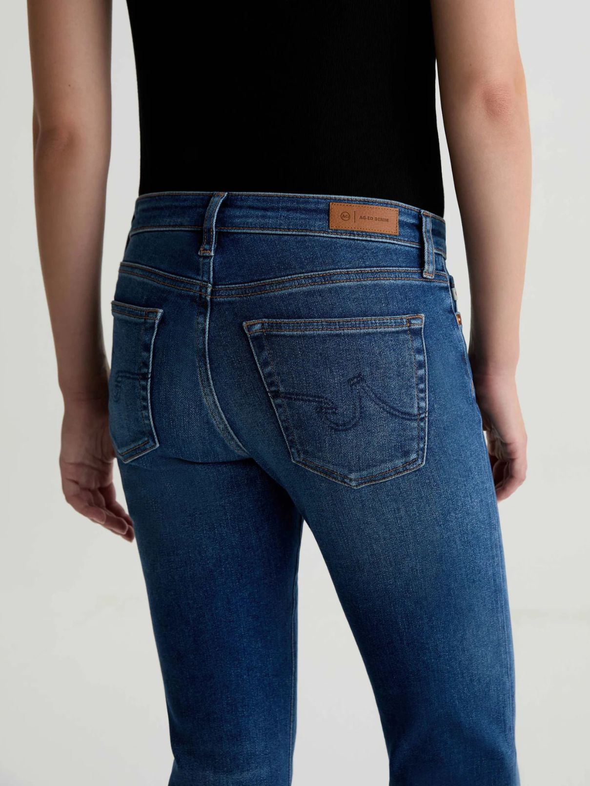 AG Jeans Angel Low Rise Boot in 12 Yrs Assumptiom