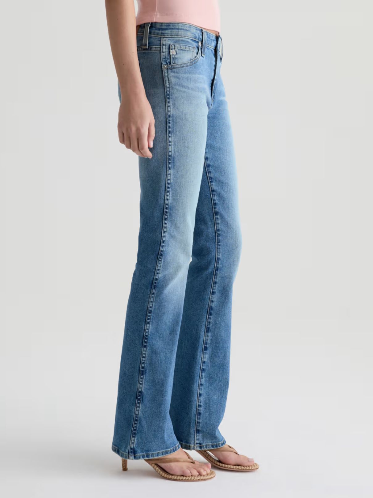 AG Jeans Angel Low Rise Boot in 15 Yrs Aviator