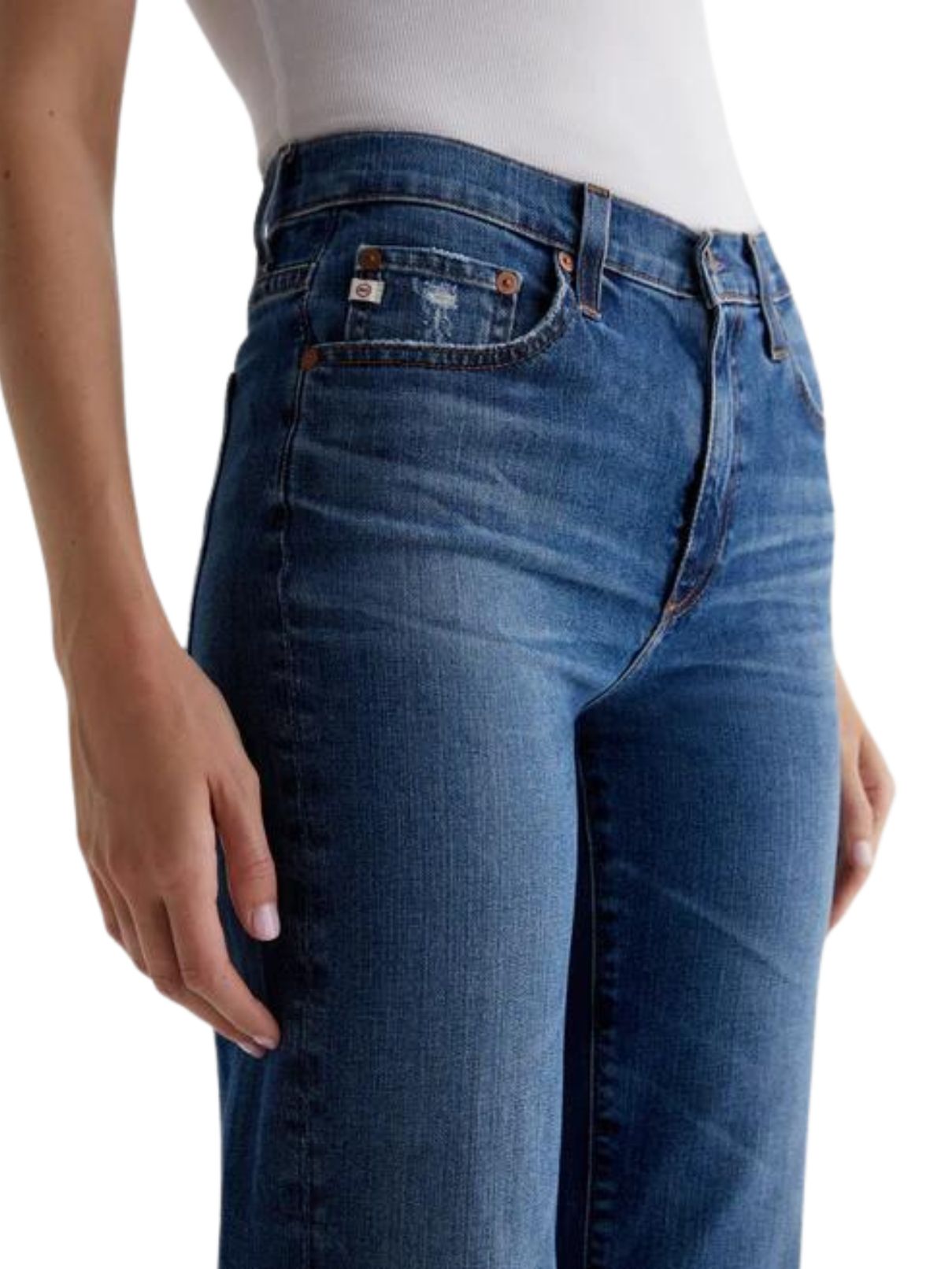 AG Jeans Brinley Straight Jean in 15 Yrs Prague