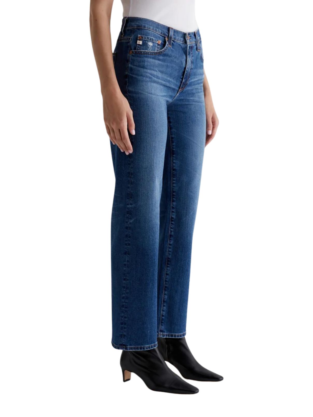 AG Jeans Brinley Straight Jean in 15 Yrs Prague