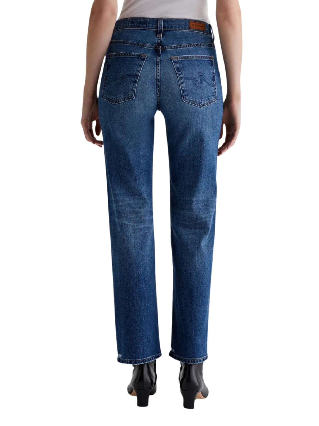 AG Jeans Brinley Straight Jean in 15 Yrs Prague
