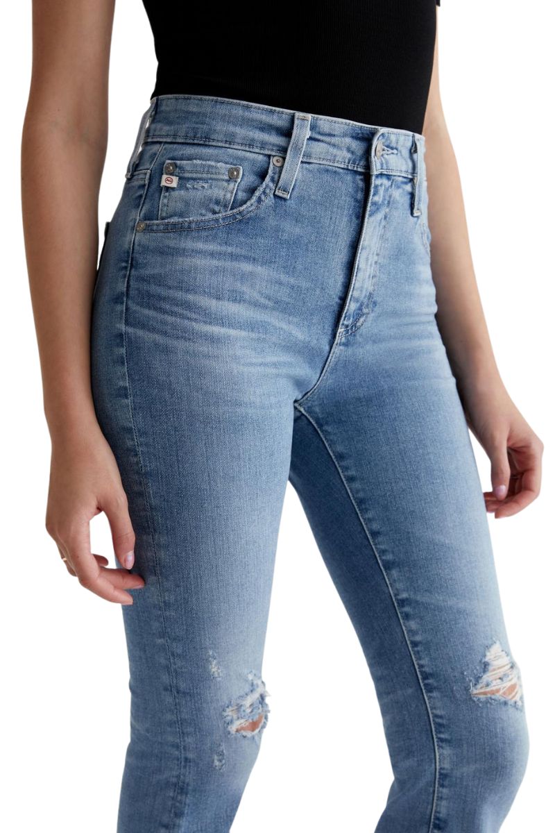 AG Jeans Farrah Boot Crop 20Yrs Undertow Destructed