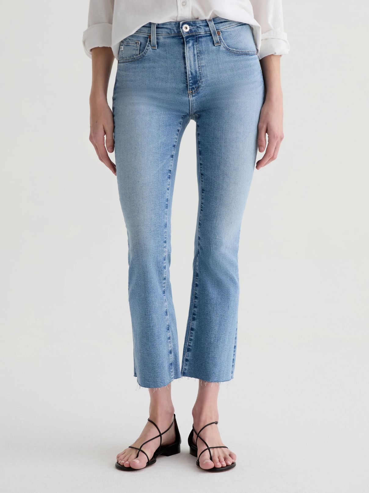 AG Jeans Farrah Boot Crop in Marina Blue