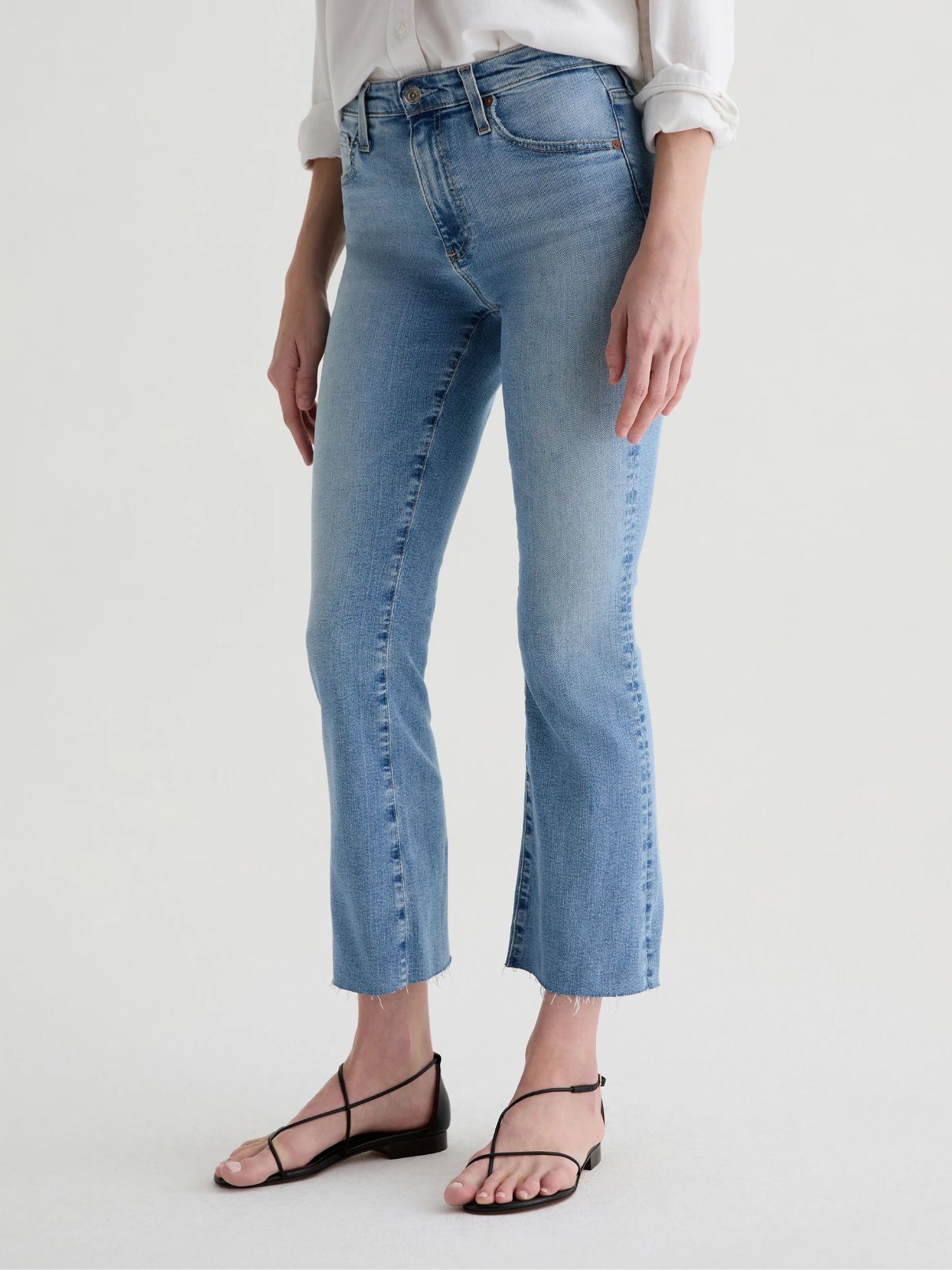 AG Jeans Farrah Boot Crop in Marina Blue