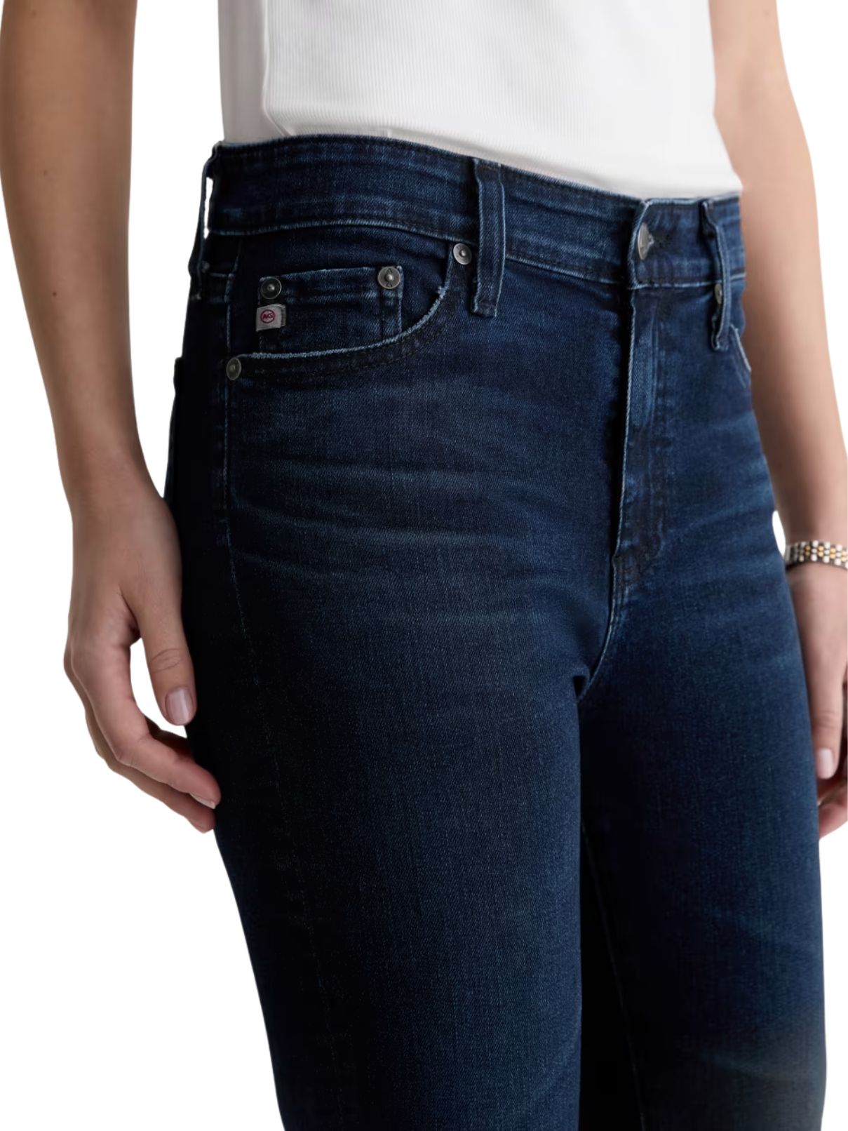AG Mari Mid-Rise Slim Straight Jeans – 3 Years Highrise