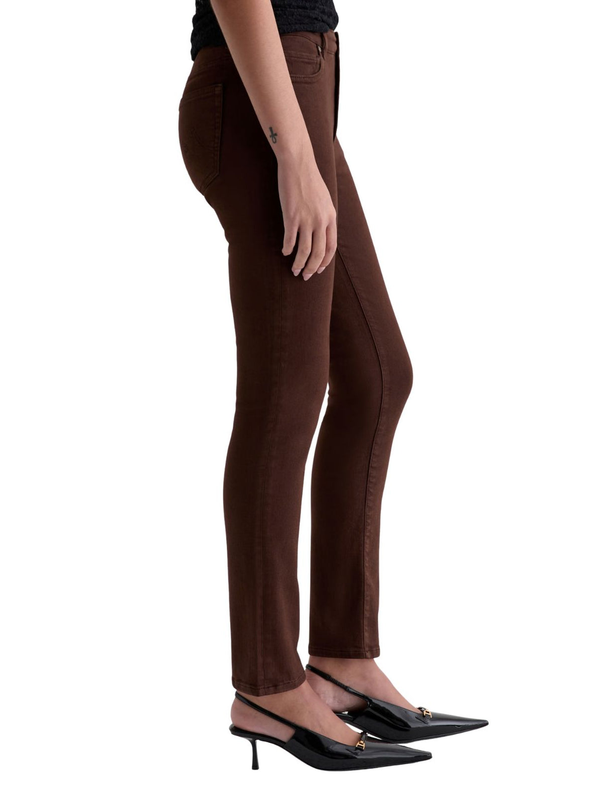AG Mari Mid-Rise Slim Straight Jeans