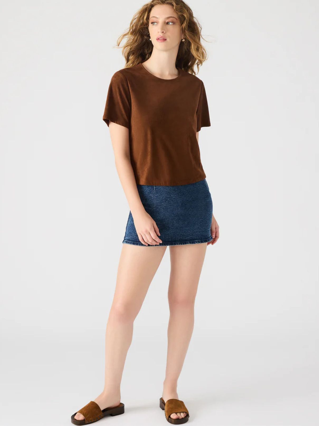 BB Dakota Ezra Top in Chicory Coffee