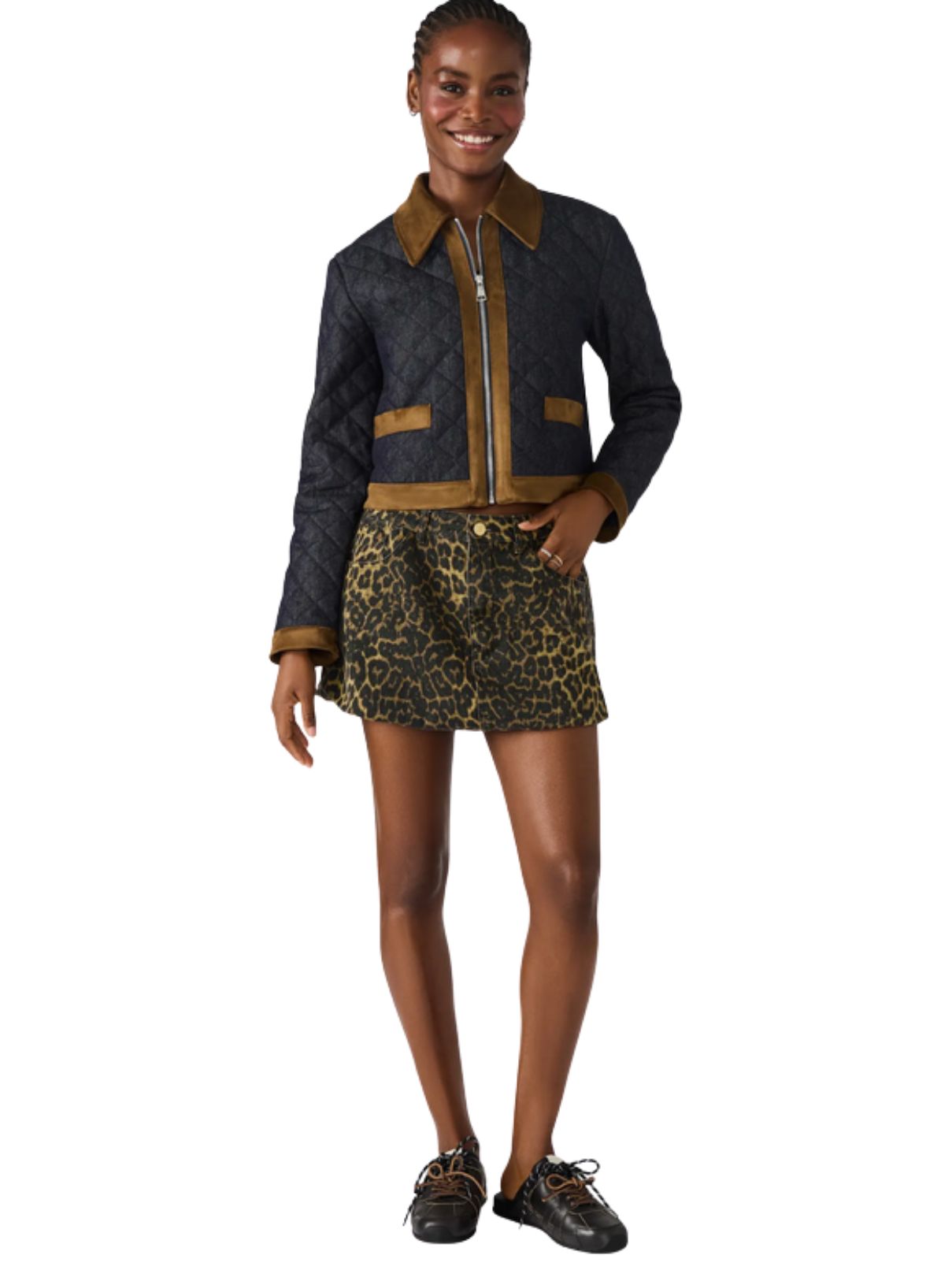 BB Dakota by Steve Madden Agatha Jacket in Dark Indigo
