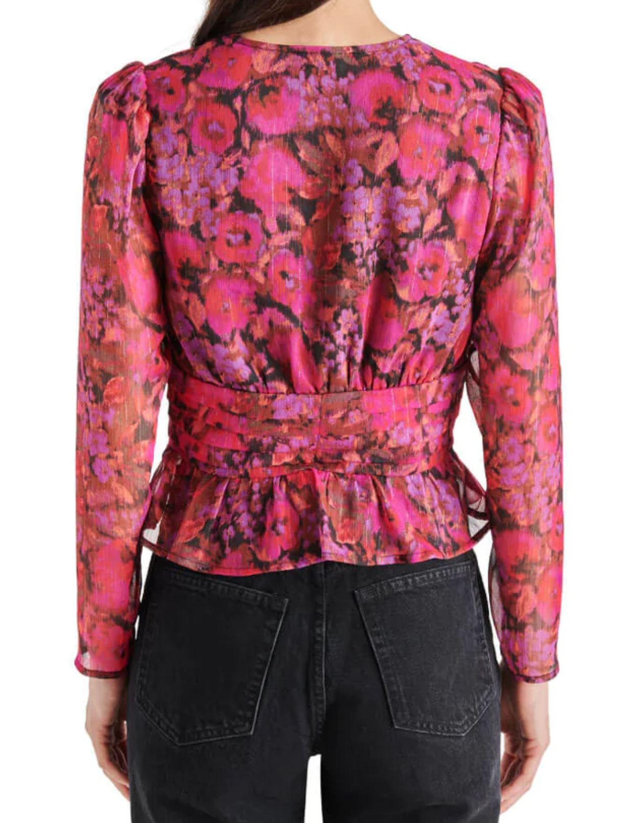 BB Dakota by Steve Madden Azura Top in Dark Fuchsia