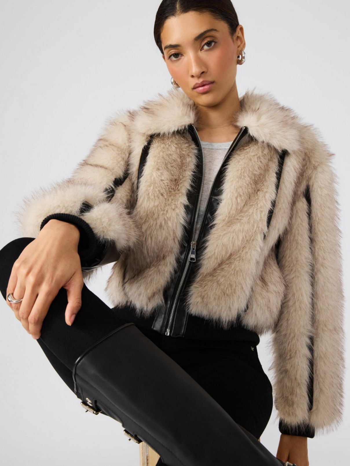 BB Dakota by Steve Madden Charmaine Jacket in Natural