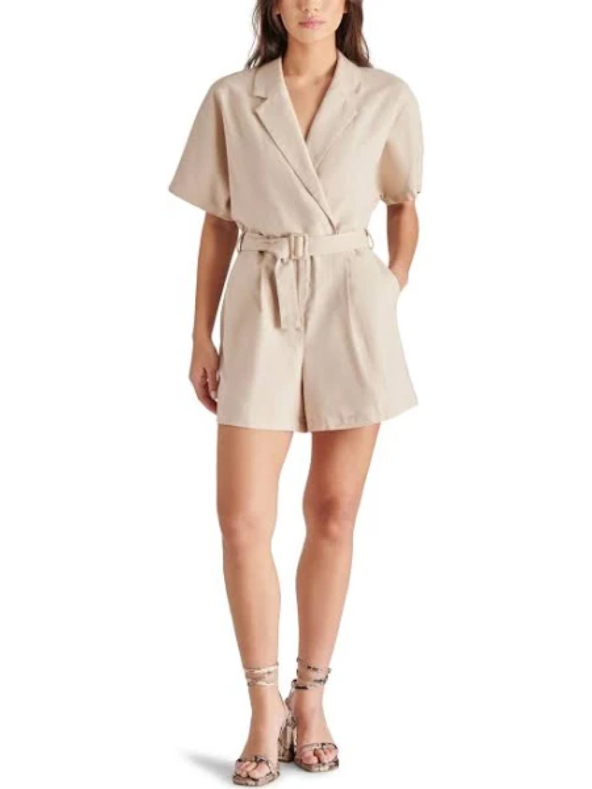 BB Dakota by Steve Madden Honor Romper in Natural