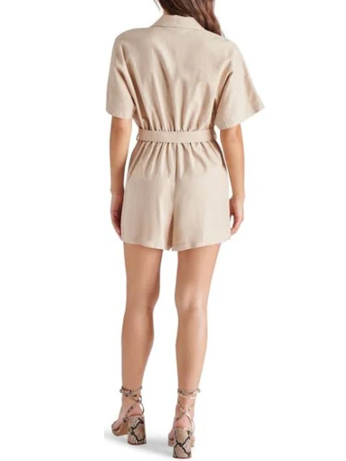 BB Dakota by Steve Madden Honor Romper in Natural