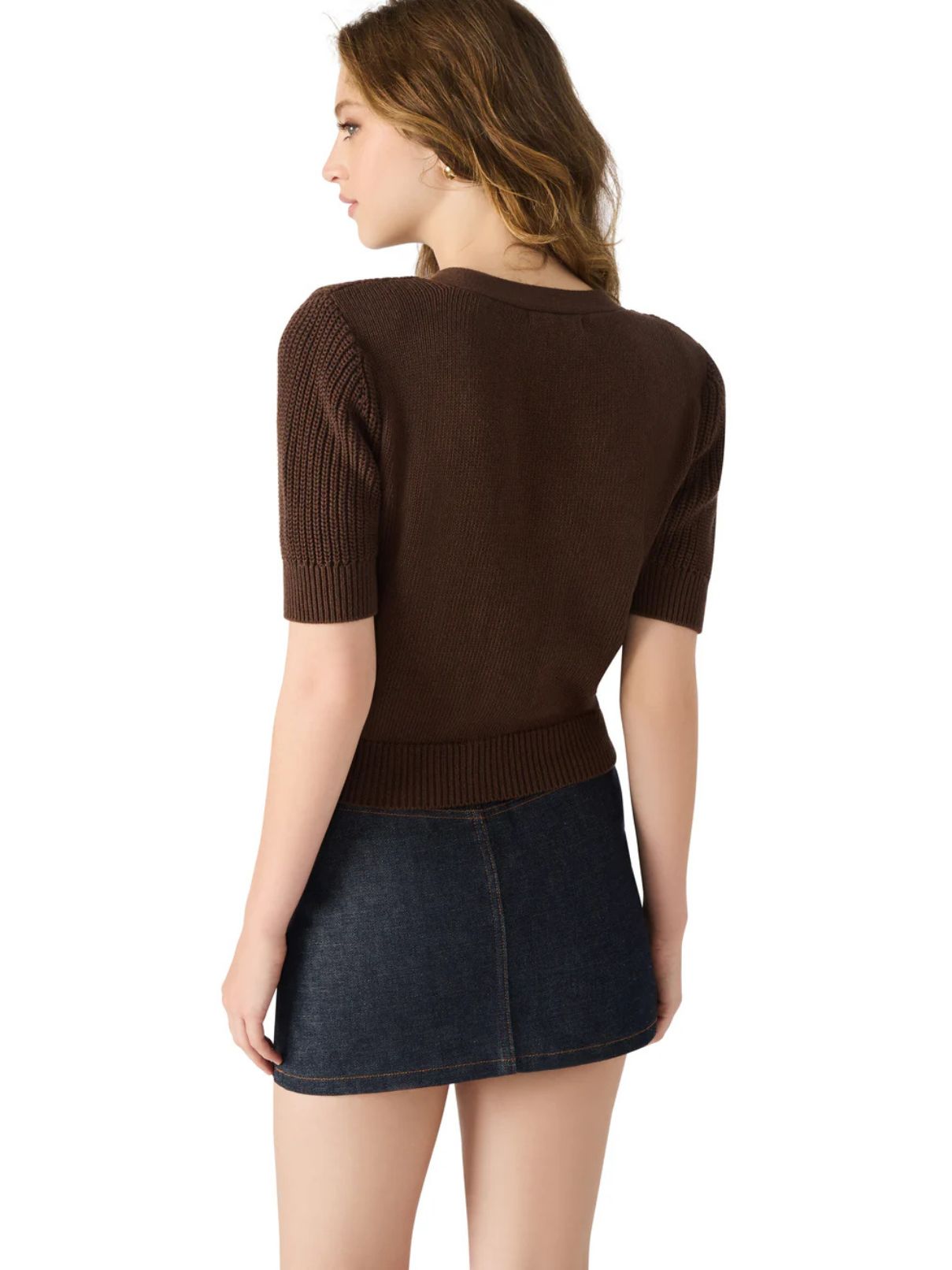 BB Dakota by Steve Madden Janae Cardigan in Chocolate