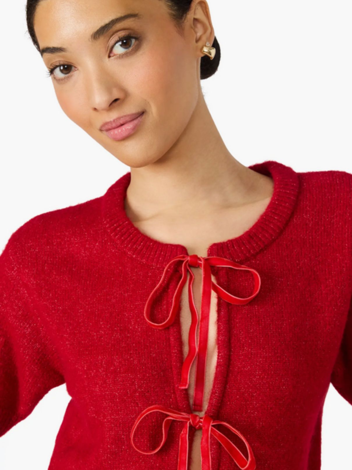 BB Dakota by Steve Madden Sereia Cardigan in Red