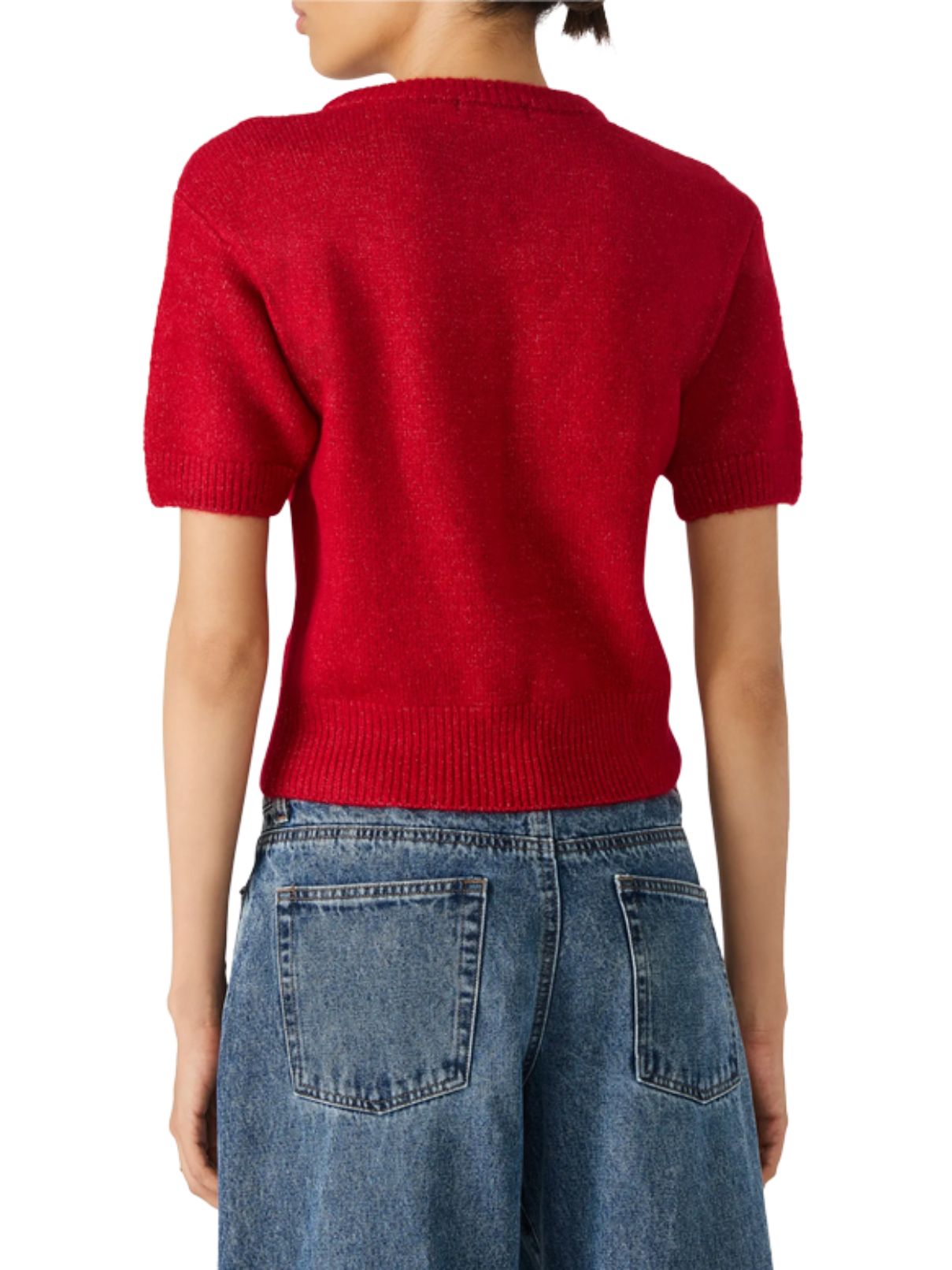 BB Dakota by Steve Madden Sereia Cardigan in Red