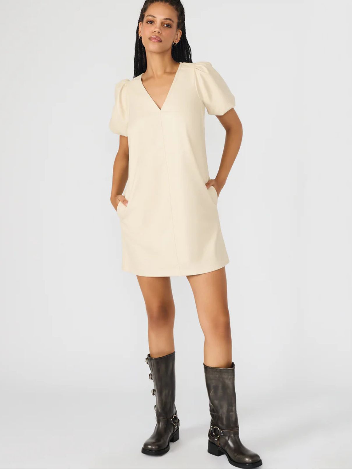 BB Dakota by Steve Madden Tilly Dress in Bone