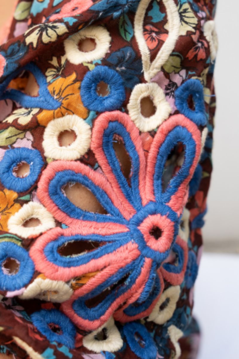 Barok Paris Short Dress in Royal