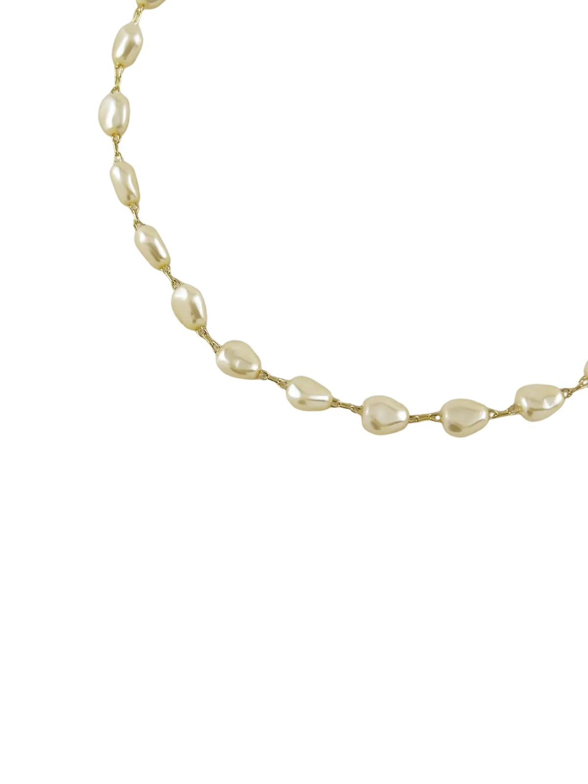 Baroque Pearl Necklace – 18K Gold Filled
