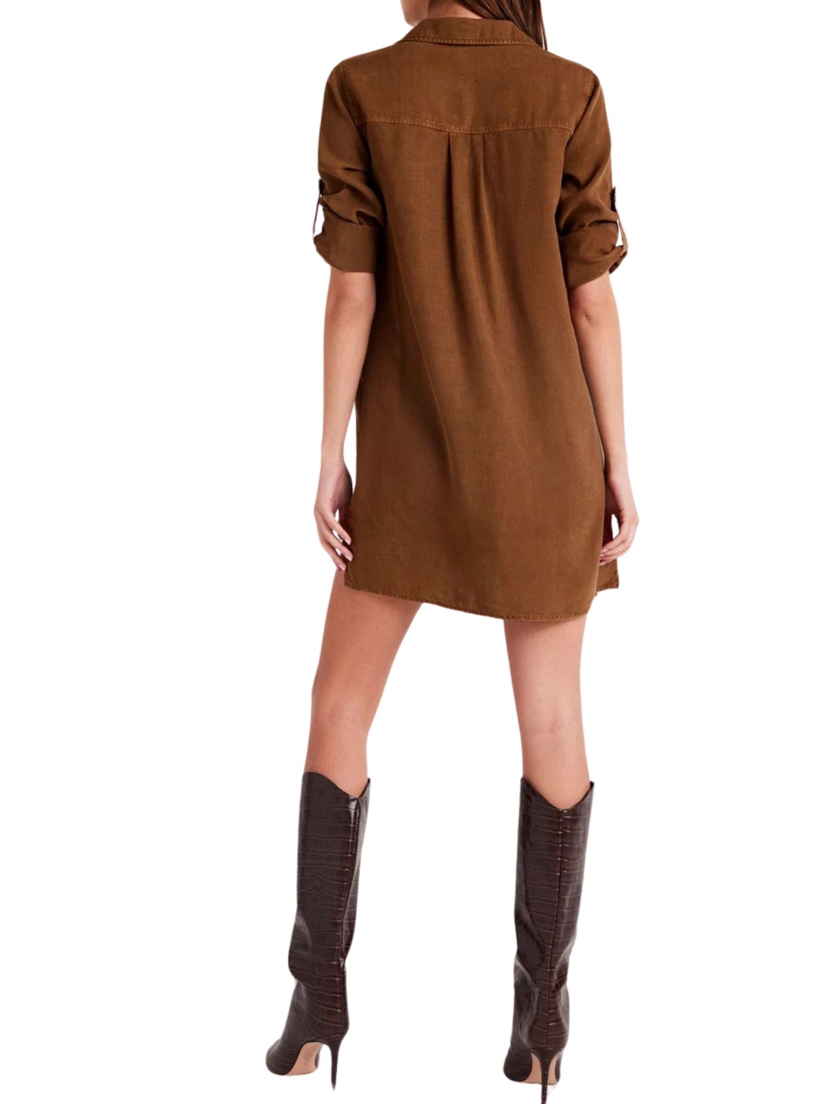 Bella Dahl A-line Dress in Twilight Gold