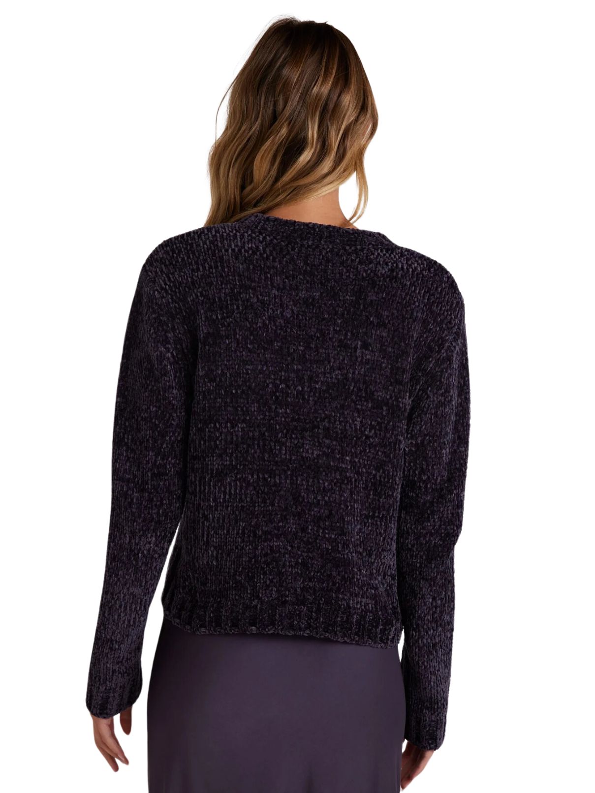 Bella Dahl Crew Neck Sweater in Galaxy Smoke