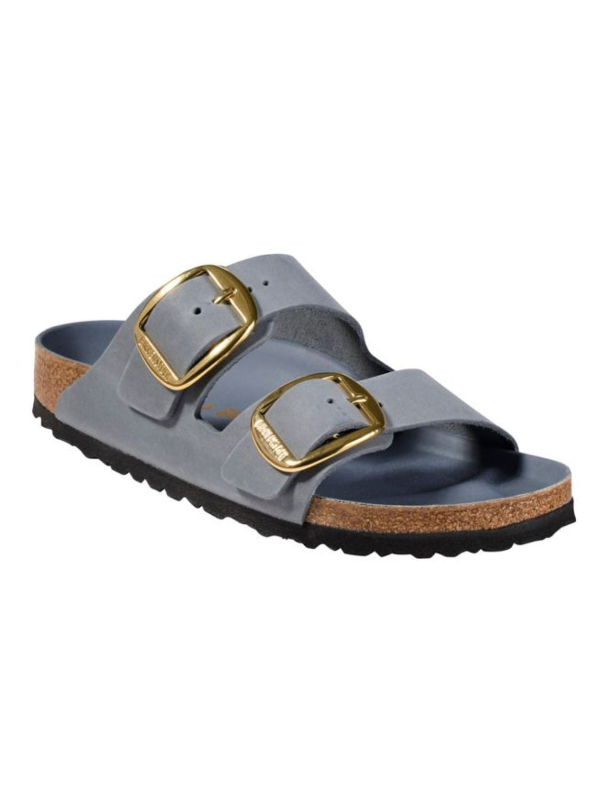 Birkenstock Arizona Big Buckle in Oiled Leather Basalt Gray