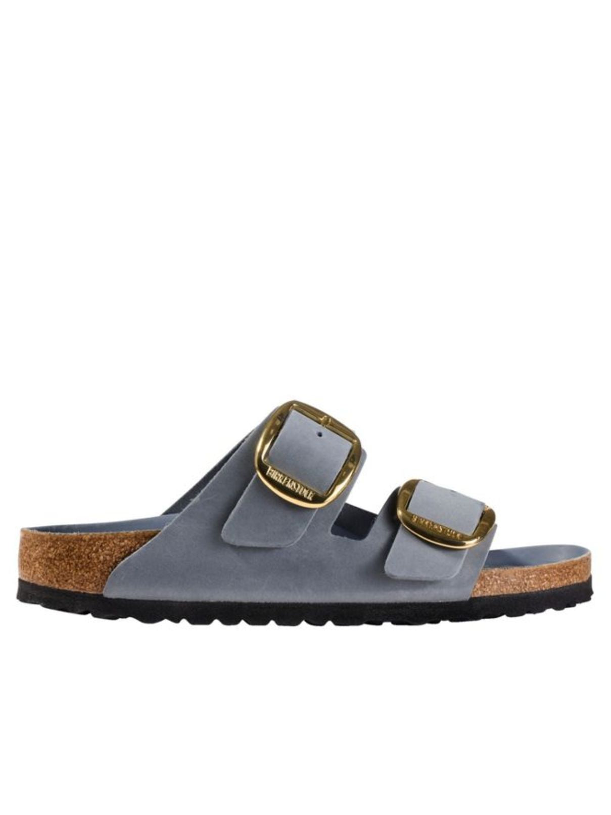 Birkenstock Arizona Big Buckle in Oiled Leather Basalt Gray