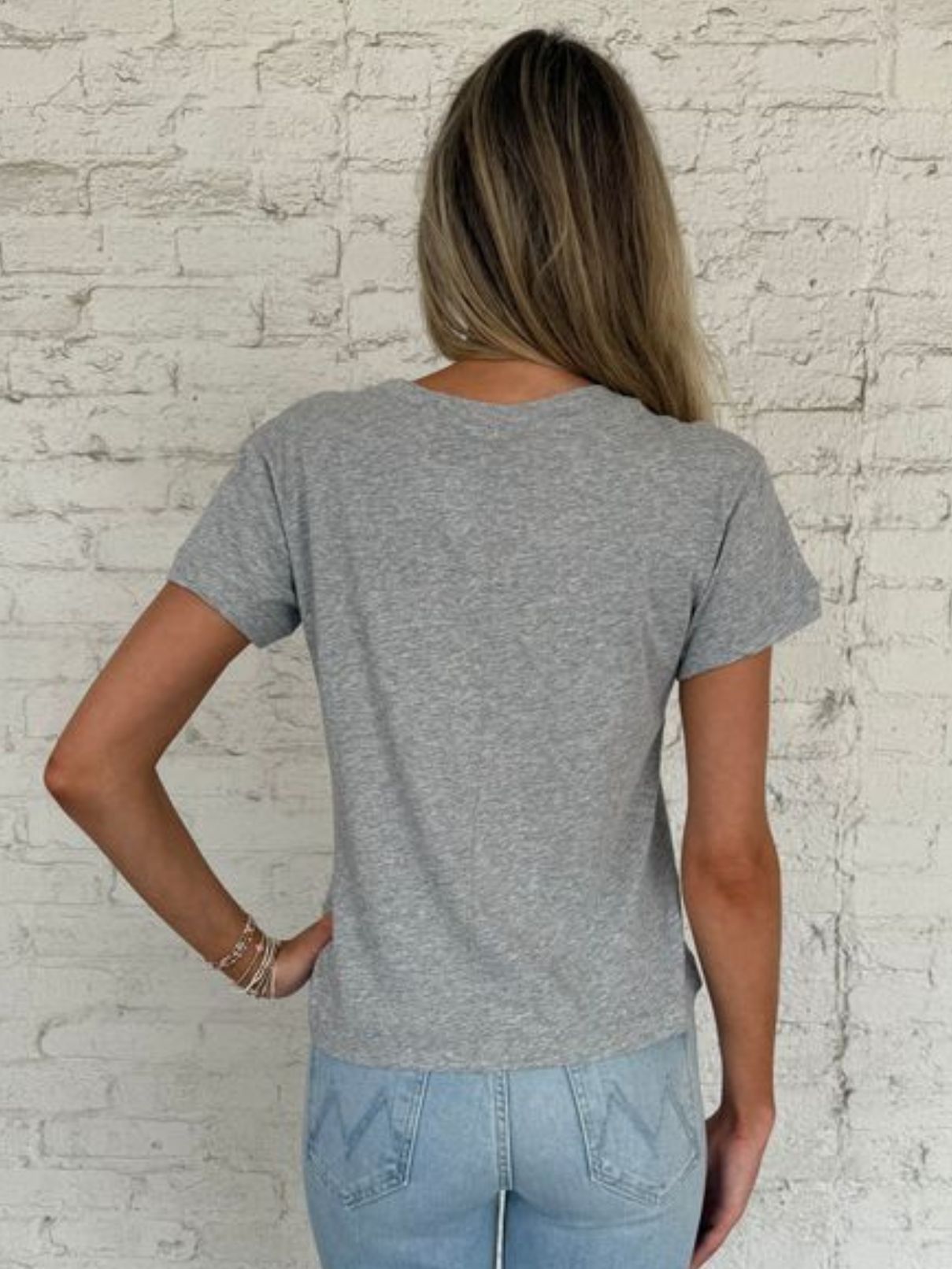 Bobi LA Everyday Crew in Heather Grey
