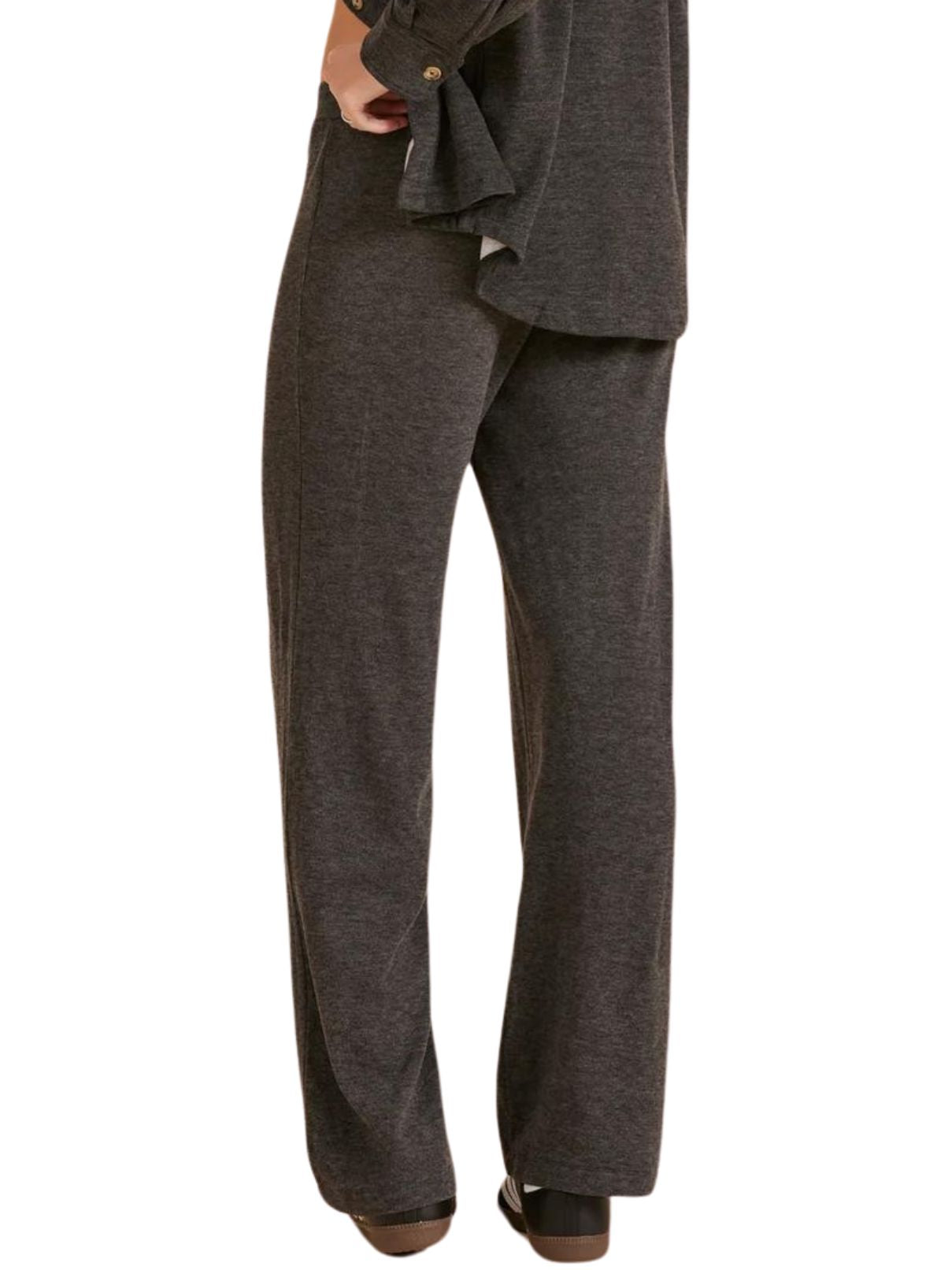 Bobi LA Straight Sweatpant in Hazelnut
