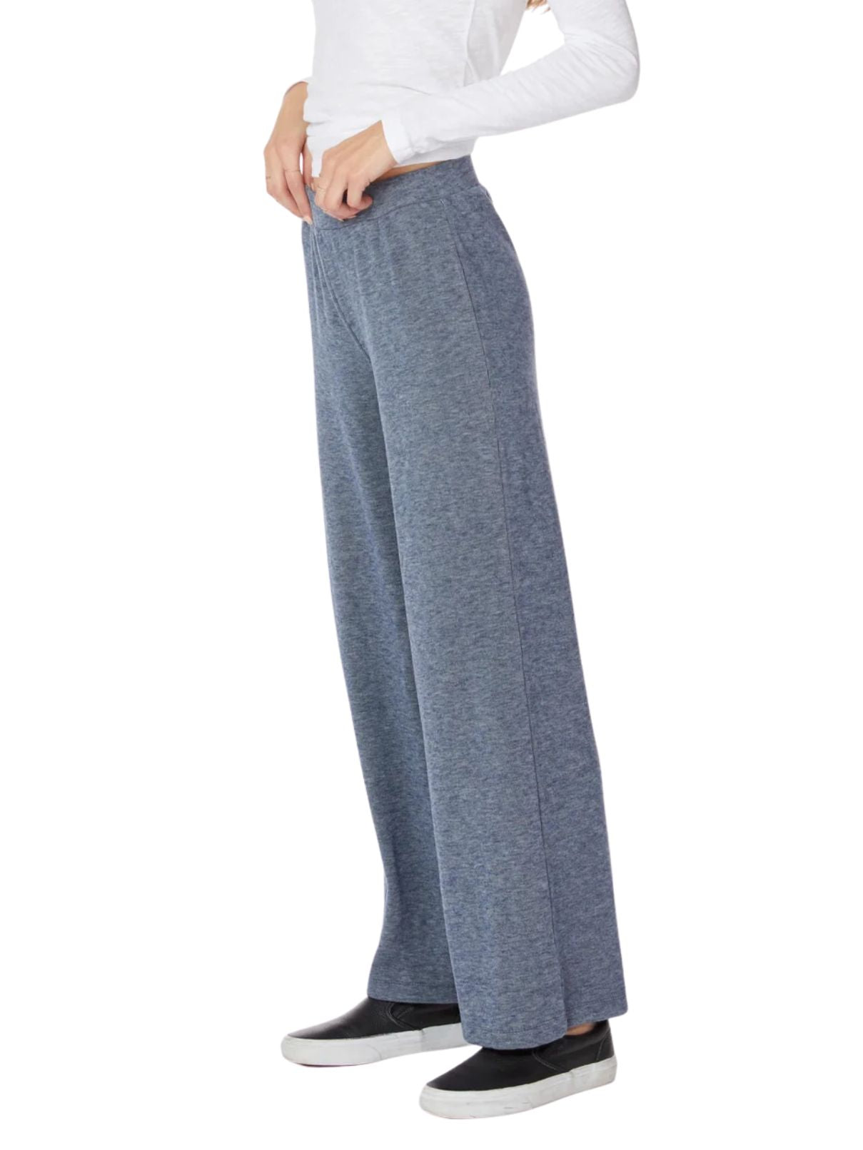 Bobi LA Wide Leg Pant in Blue