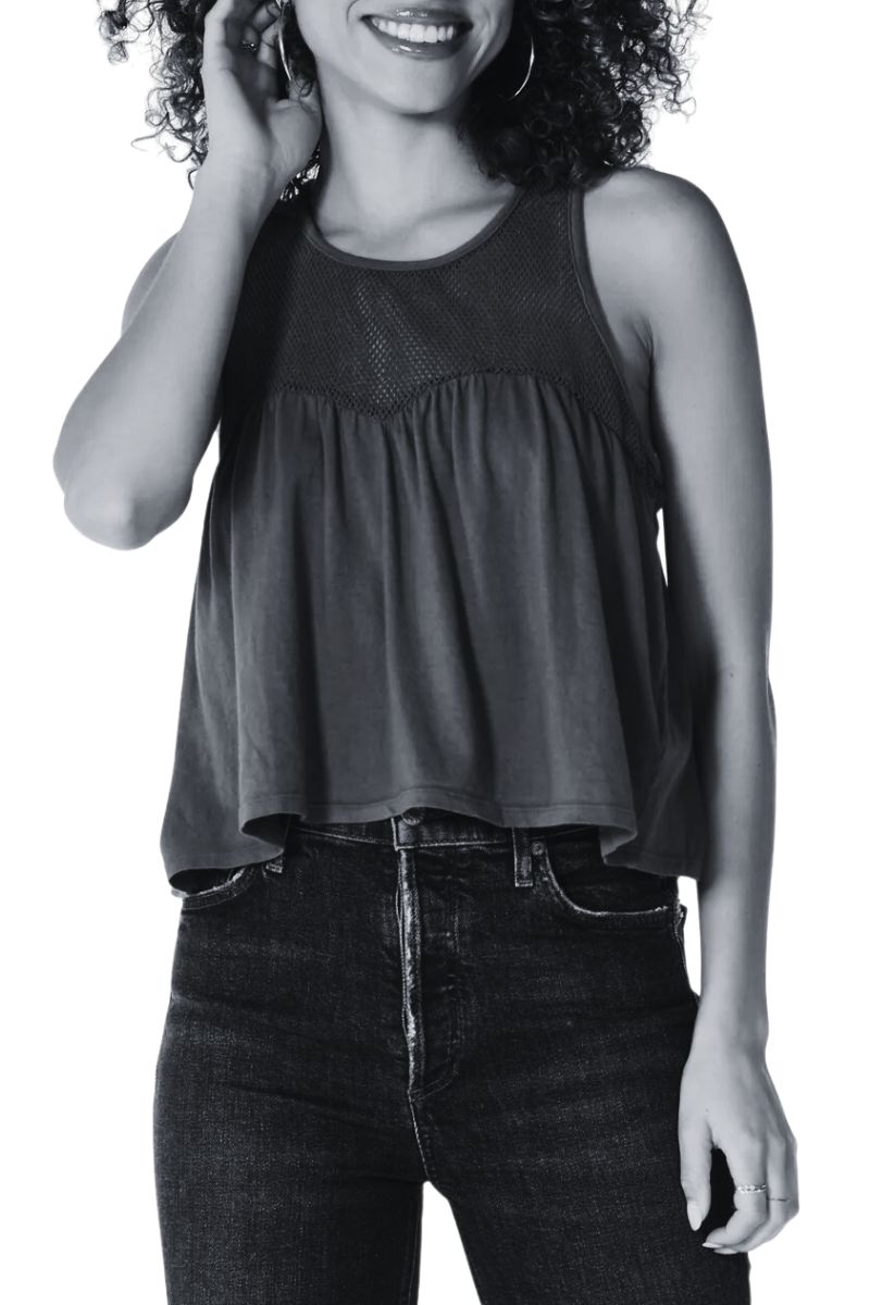 Bobi La Mesh Insert Tank in Black