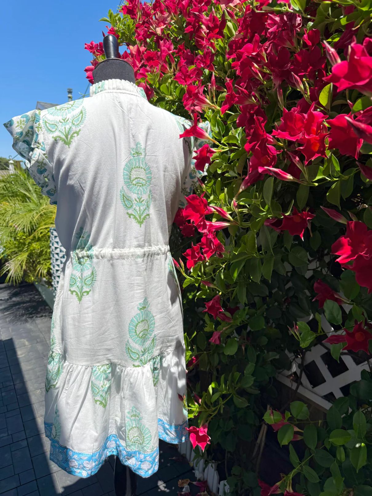 Brisara Tina Dress in Blue Poppy