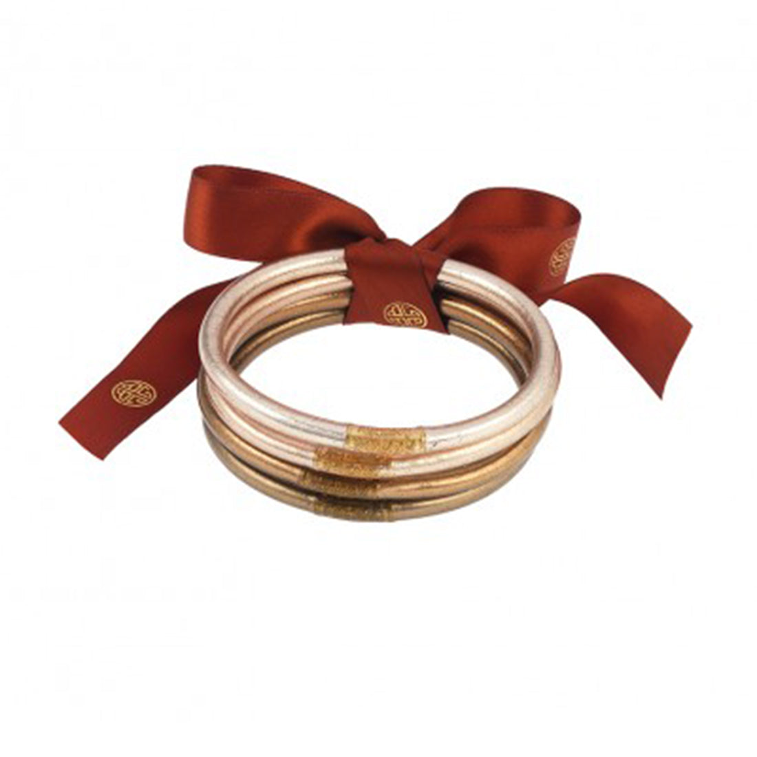 Budha Girl Set of 4 Medium All Weather Bracelets in Fawn