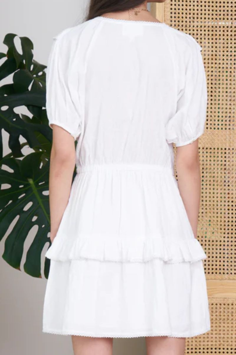 Carmela Dress in White