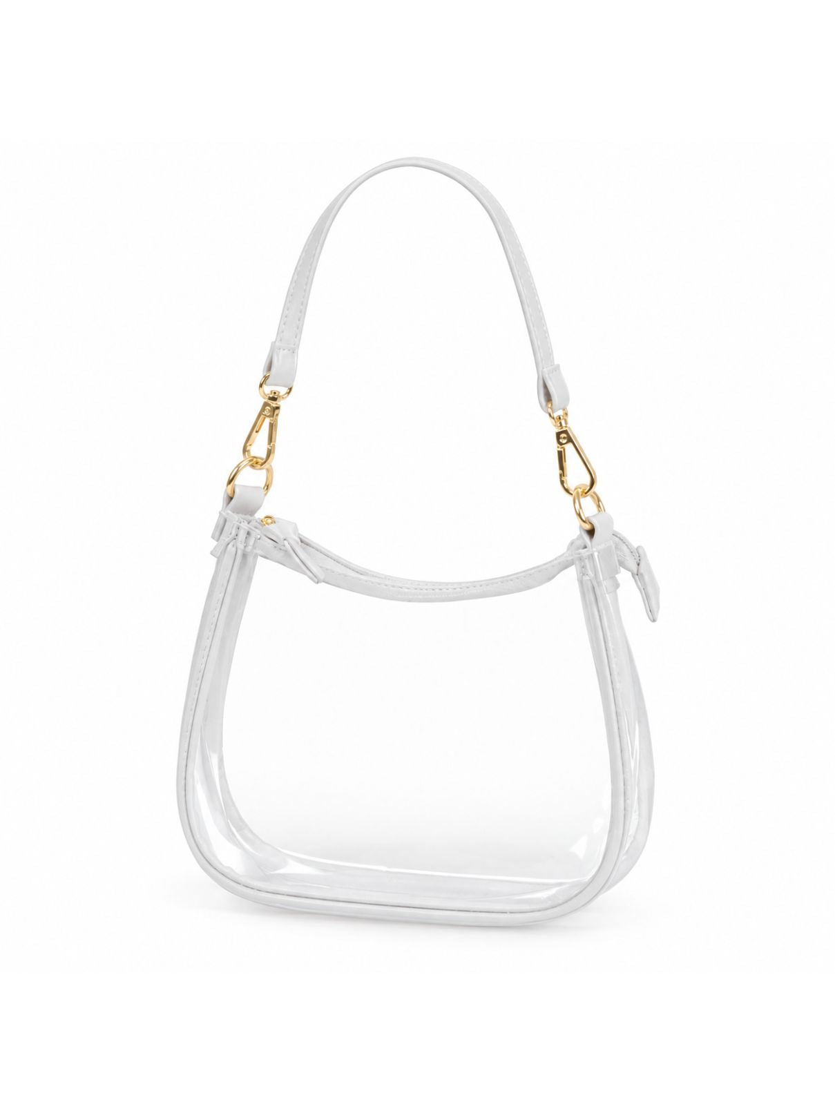 Clara Clear Purse White