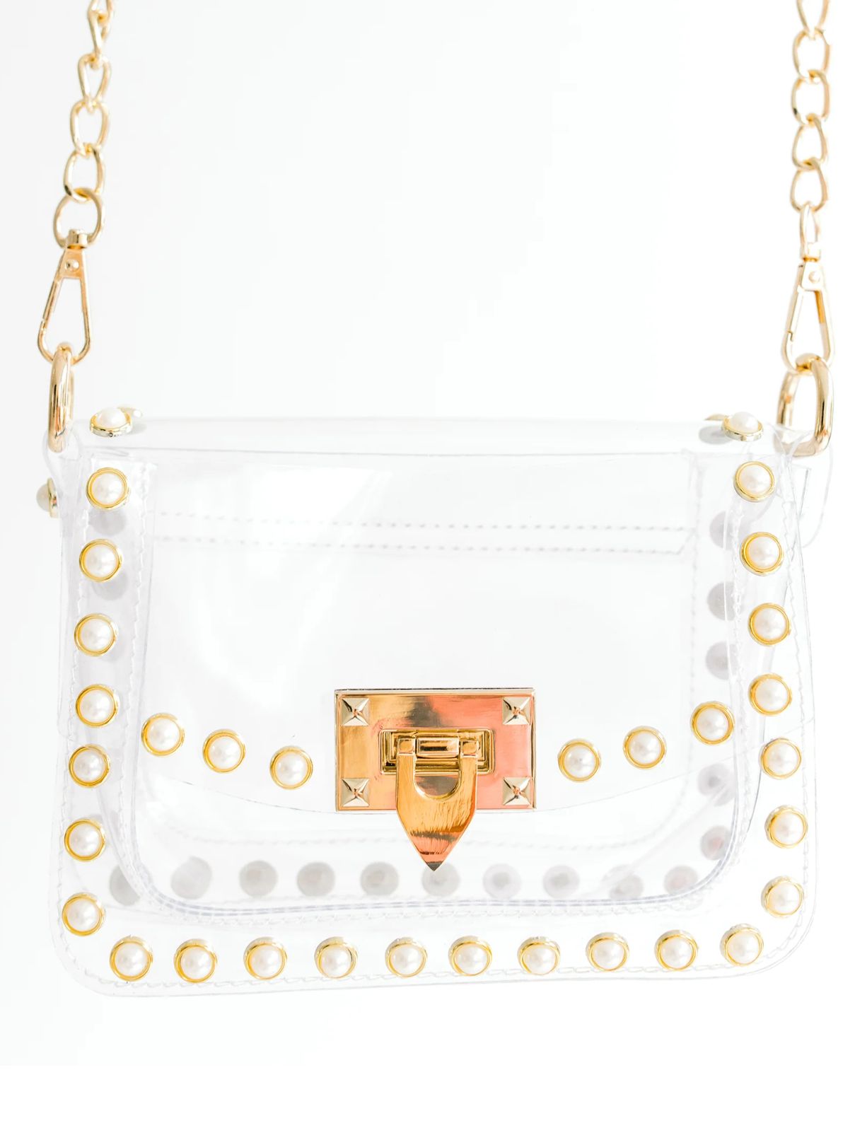 Clear Stadium Bag with Bees