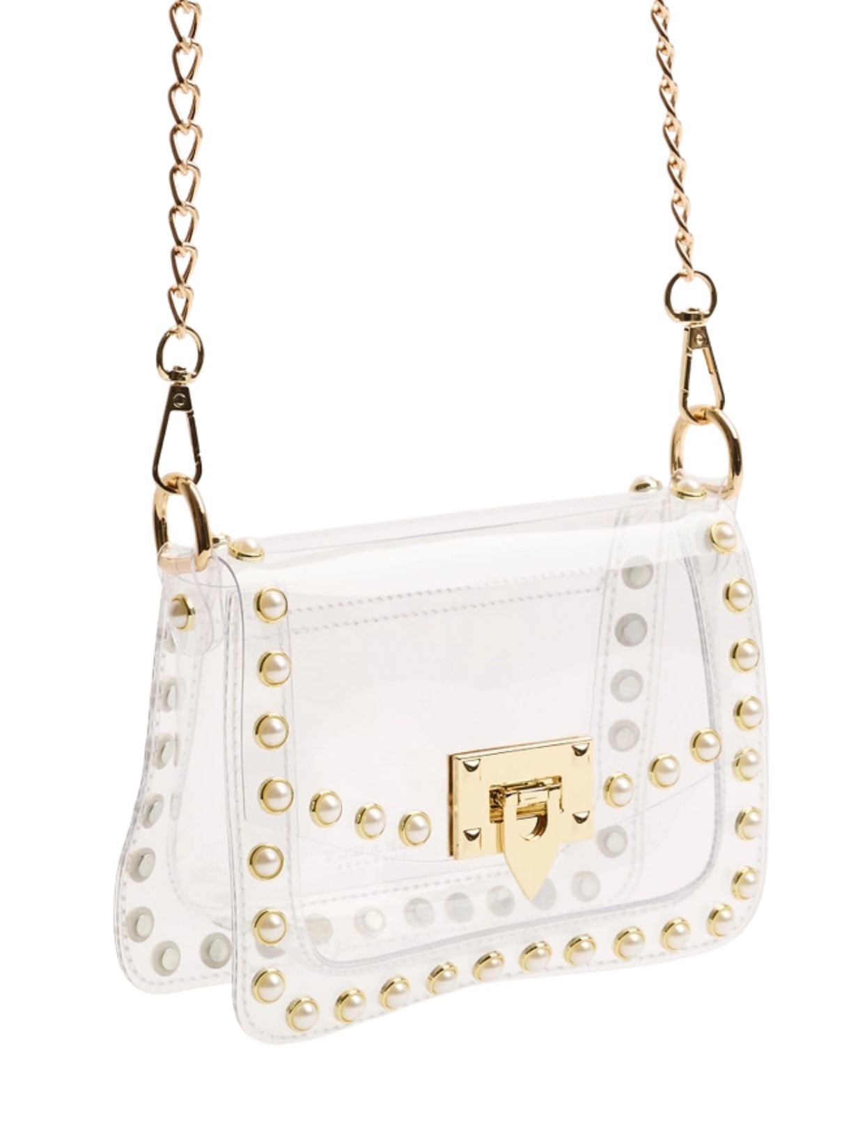 The Jackie Pearl Clear Stadium Bag