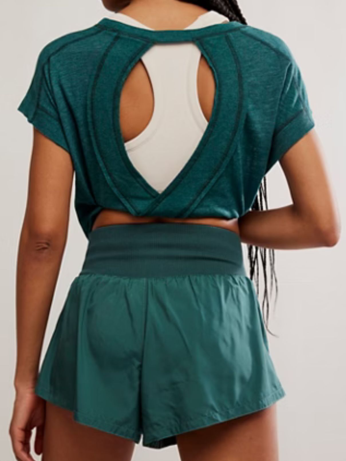 Cotton Island Carpe Diem Short in Evergreen