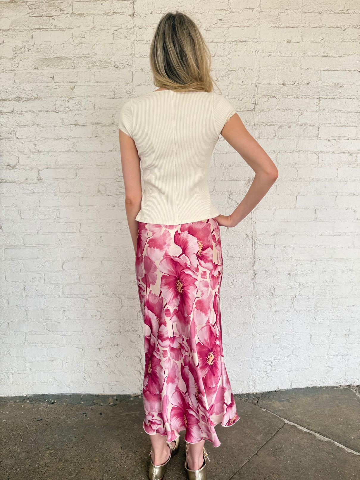Cotton Island Cherry Blossom Skirt
