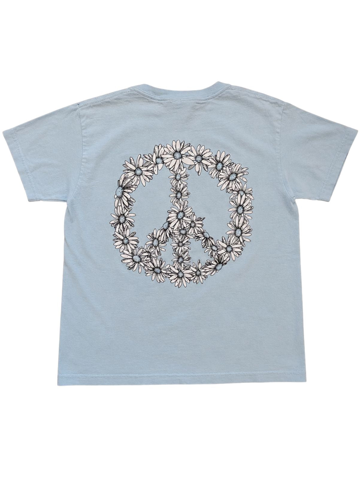 Cotton Island Daisy Tee in Chambrey