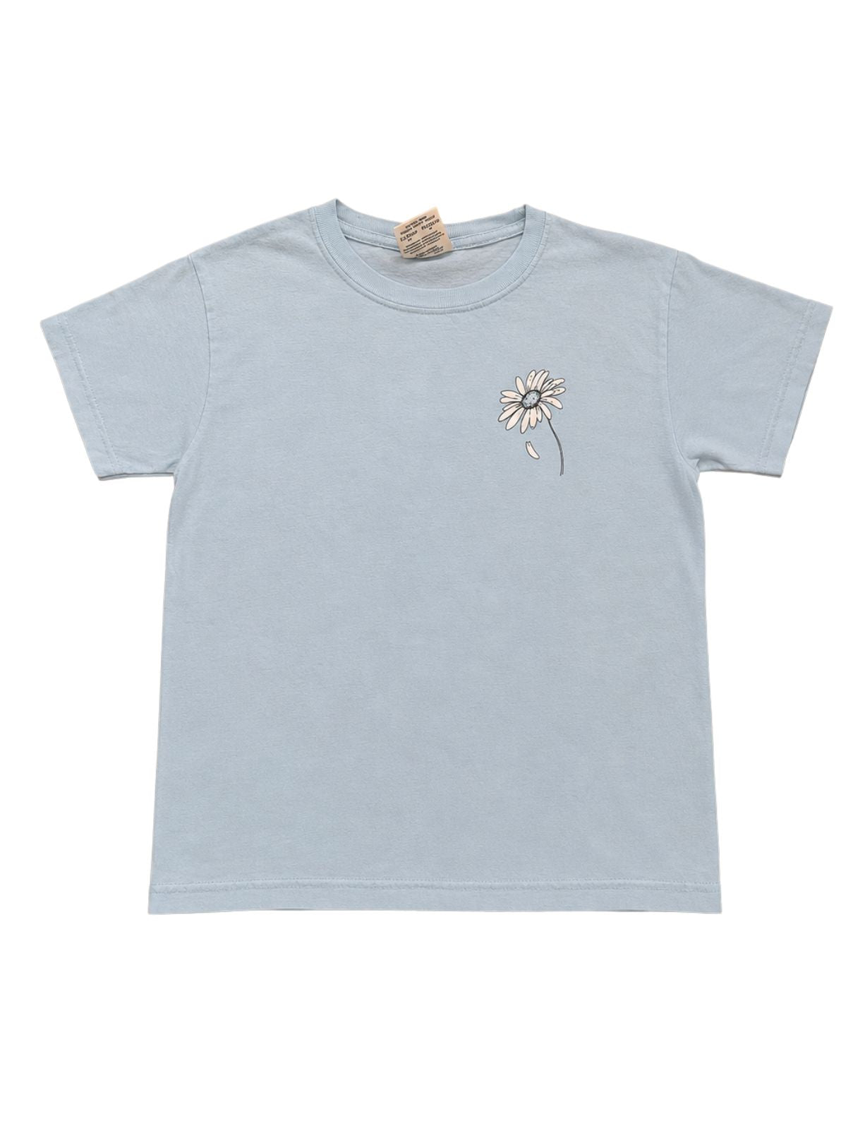 Cotton Island Daisy Tee in Chambrey