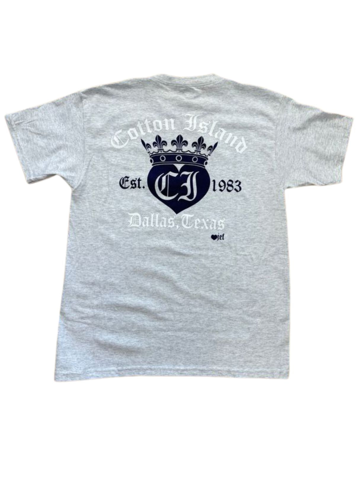 Cotton Island S/S Ash Navy/White