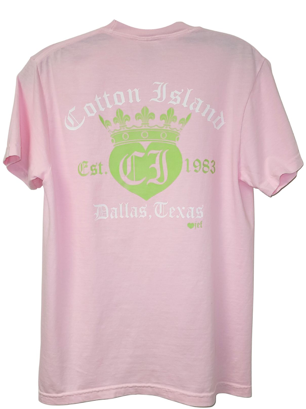 Cotton Island S/S Blossom Comfort Colors with Lime/White