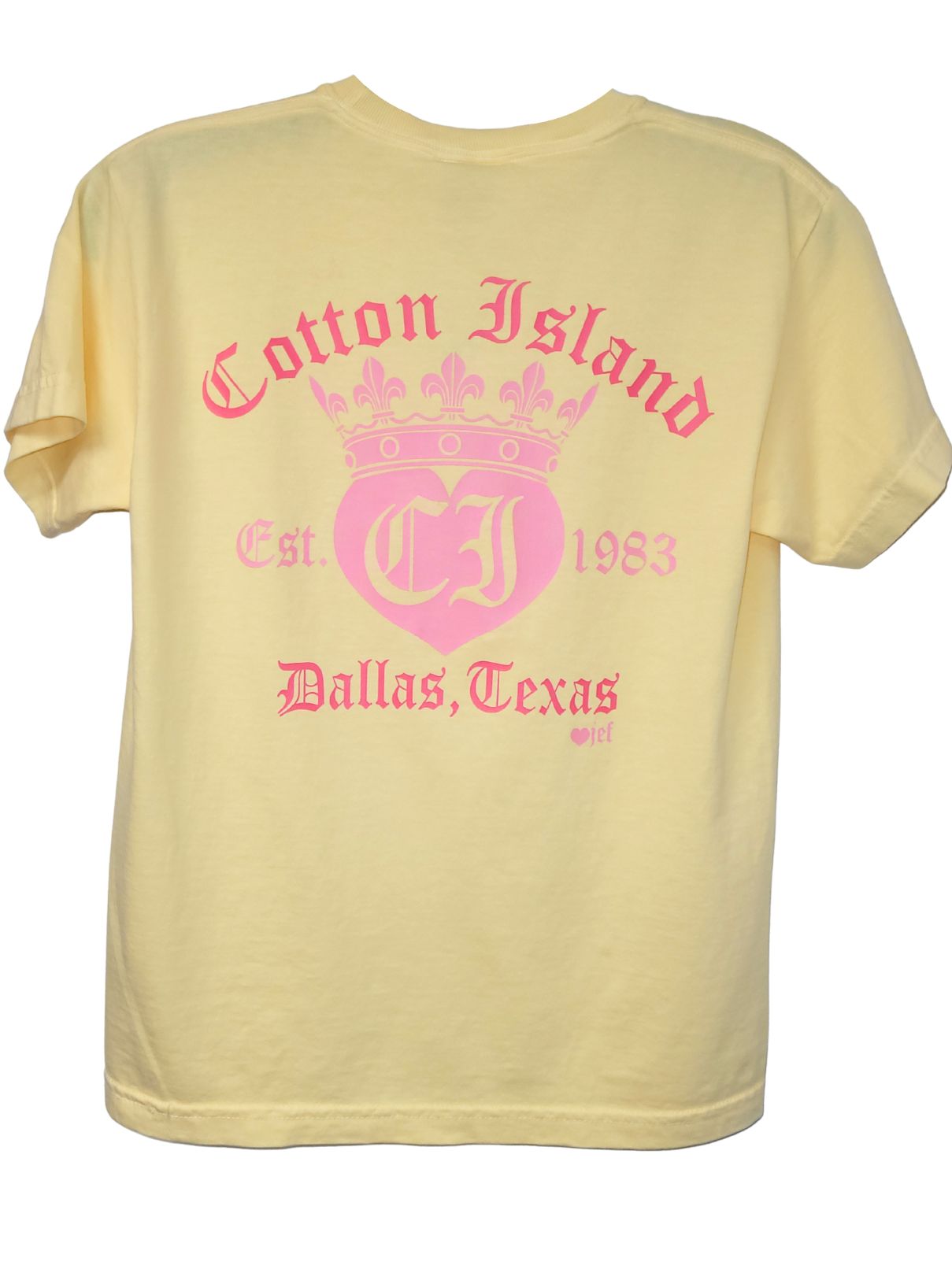 Cotton Island S/S Butter Comfort Colors with Pink/Coral
